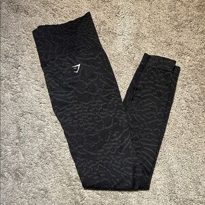 Gymshark Black Patterned Leggings